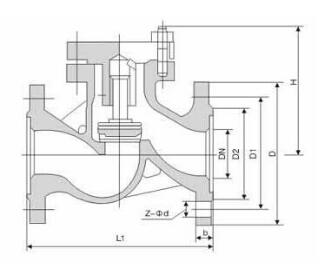 止回閥結(jié)構(gòu)圖